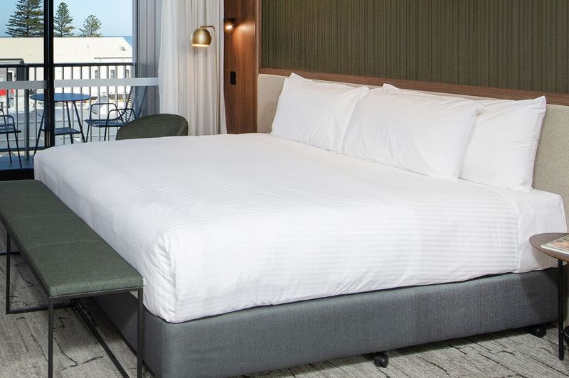 The George Sleep Easy Mattress with plush linen and soft-touch surface